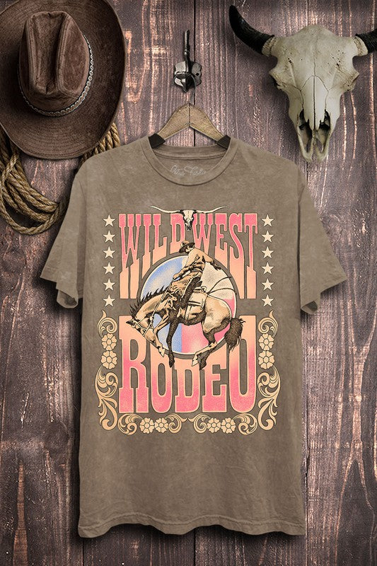 Wild West Rodeo Graphic Top